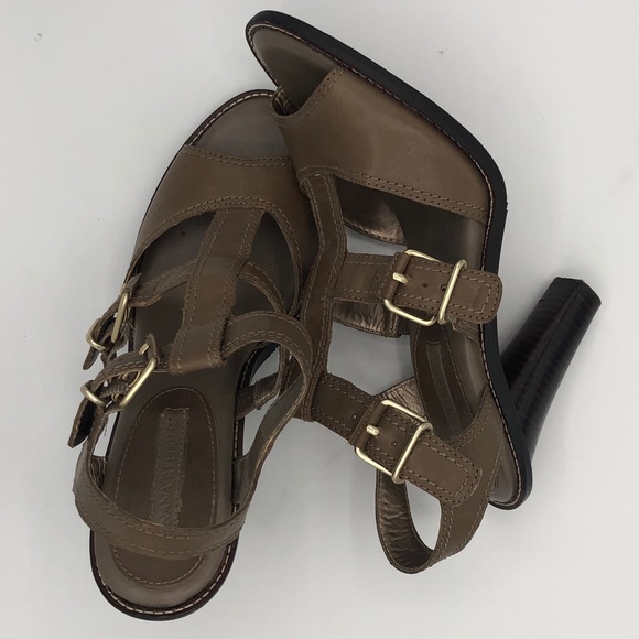 Banana Republic Double Buckle Nina Sandals Size 9 - Picture 5 of 8